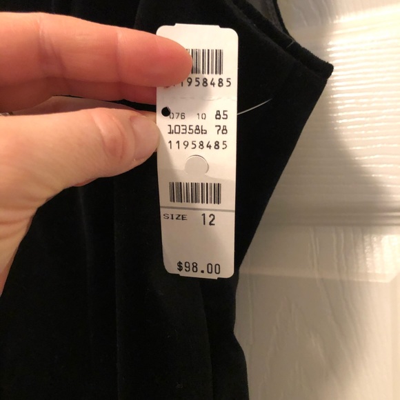 Talbots Black Velvet vest and pant set - Picture 4 of 8